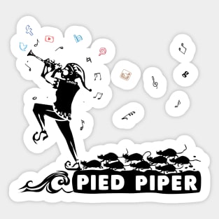 pied piper Sticker